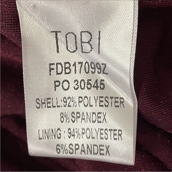 TOBI Wrap it Up Velvet Dress - Picture 7 of 8